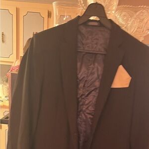 Izod Black Blazer with Blue Lining